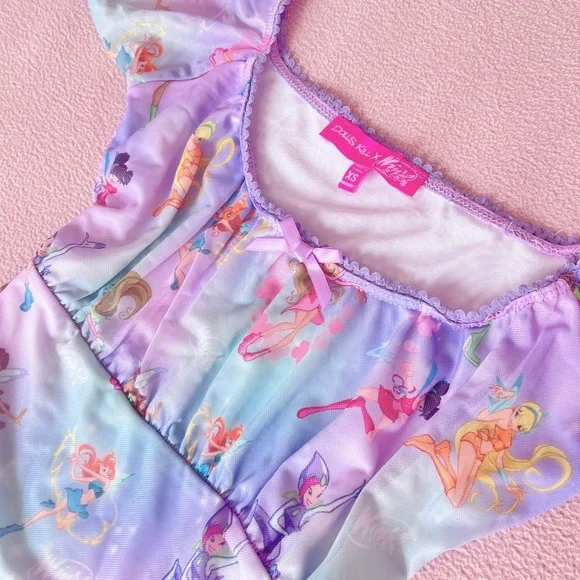 brand new never worn Dolls Kill / Sugar Thrillz Winx club fairy top - Picture 2 of 2